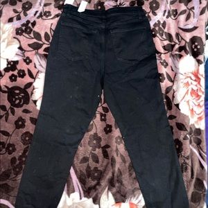 Black high rise skinny jeans